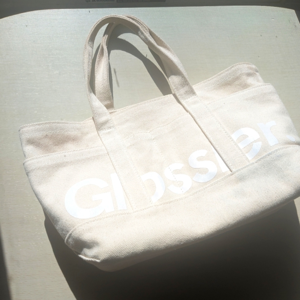 Glossier Brooklyn Utility Tote Canvas Bag NYC Store Exclusive